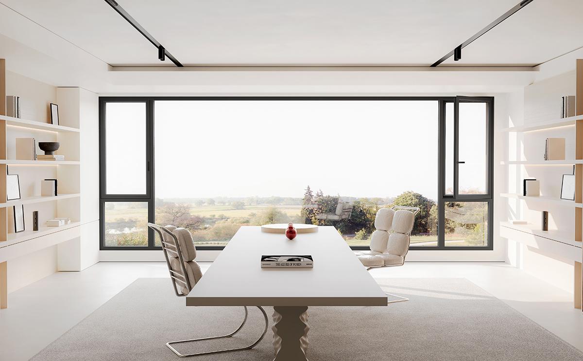 Trango T1 Series Double Tilt & Turn Window with Integrated Screen